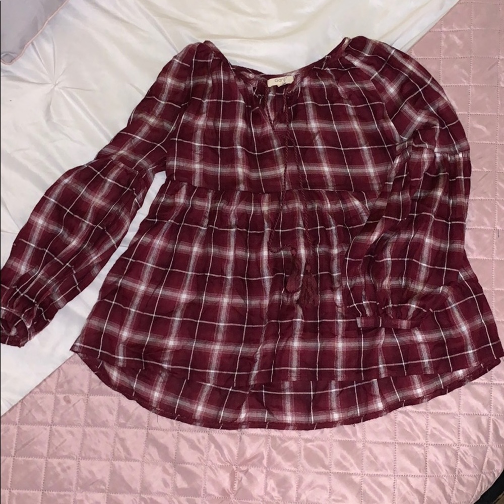 Maroon Blouse